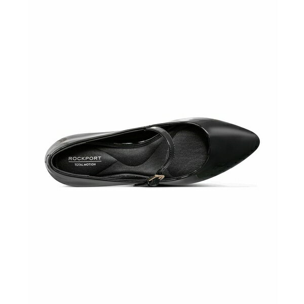 ロックポート レディース サンダル シューズ Women's Taren Total Motion Pointy Toe Dress Flats Black Patent