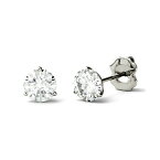 チャールズ アンド コルバード メンズ ピアス・イヤリング アクセサリー Moissanite Martini Stud Earrings (3 ct. t.w. Diamond Equivalent) in 14k white or yellow gold White Gold