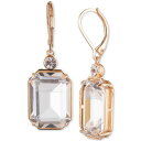 t[ fB[X sAXCO ANZT[ Stone & Crystal Leverback Drop Earrings CRYSTAL WH