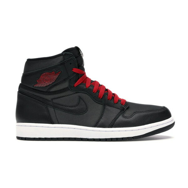 Jordan ジョーダン メンズ スニーカー 【Jordan 1 Retro High Black Satin Gym Red】 サイズ US_M_18 Black/Gym Red-Black-White