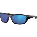 コスタ メンズ サングラス・アイウェア アクセサリー Whitetip 580G Polarized Sunglasses Blackout Blue Mirror 580g