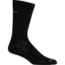 アイスブレーカー メンズ 靴下 アンダーウェア Hike Liner Crew Sock - Men's Black