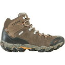 オボズ メンズ ハイキング スポーツ Bridger Mid B-Dry Wide Hiking Boot - Men's Sudan