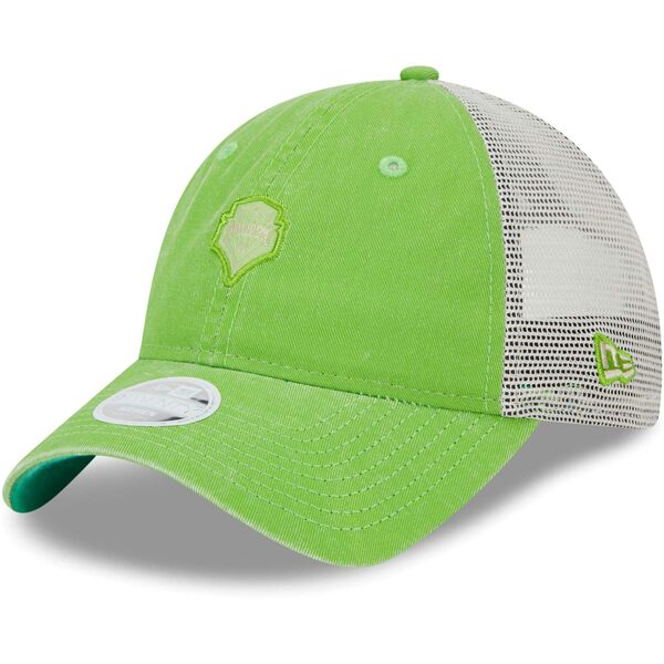 ニューエラ レディース 帽子 アクセサリー Seattle Sounders FC New Era Women's Micro 9TWENTY Adjustable Hat Rave Green