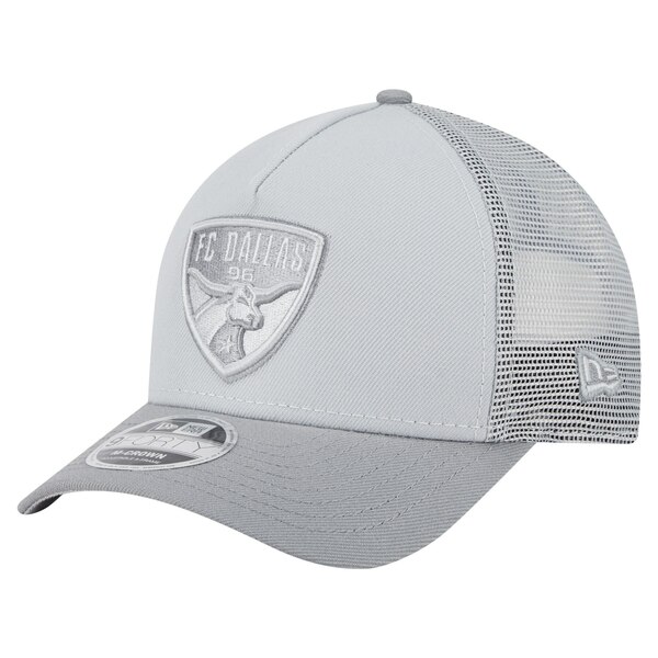 ニューエラ メンズ 帽子 アクセサリー FC Dallas New Era Color Pack 9FORTY AFrame Adjustable Trucker Hat Gray