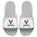 アイスライド メンズ サンダル シューズ Virginia Cavaliers ISlide Primary Team Logo Slide Sandals White