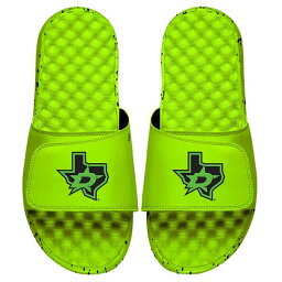 アイスライド メンズ サンダル シューズ Dallas Stars ISlide Secondary Blackout Logo Slide Sandals Neon Green