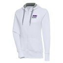 アンティグア レディース パーカー・スウェットシャツ アウター Stockton Kings Antigua Women's Victory FullZip Hoodie White