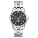 uo Y rv ANZT[ Utah Utes Bulova Stainless Steel Corporate Collection Watch -