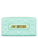 yz u XL[m fB[X z ANZT[ Quilted Logo Zipped Purse Mint Green 802