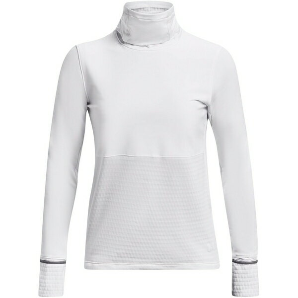 yz A_[A[}[ fB[X TVc gbvX Qualifier Cold Funnel Neck Womens White/Reflect