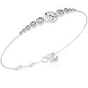 【送料無料】 ゲス レディース ブレスレット・バングル・アンクレット アクセサリー Guess 4G Crystals Bracelet Silver