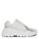 【送料無料】 ベルサーチ レディース スニーカー シューズ Emblem Sneakers Wht/Slvr LA3