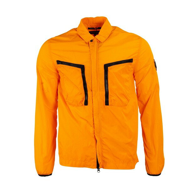  マーシャルアーティスト メンズ シャツ トップス Marshall Artist Krinkle Overshirt Orange 053