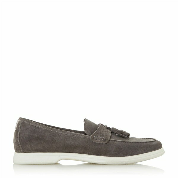  デューンロンドン メンズ スニーカー シューズ Backer Tassle Loafers Grey