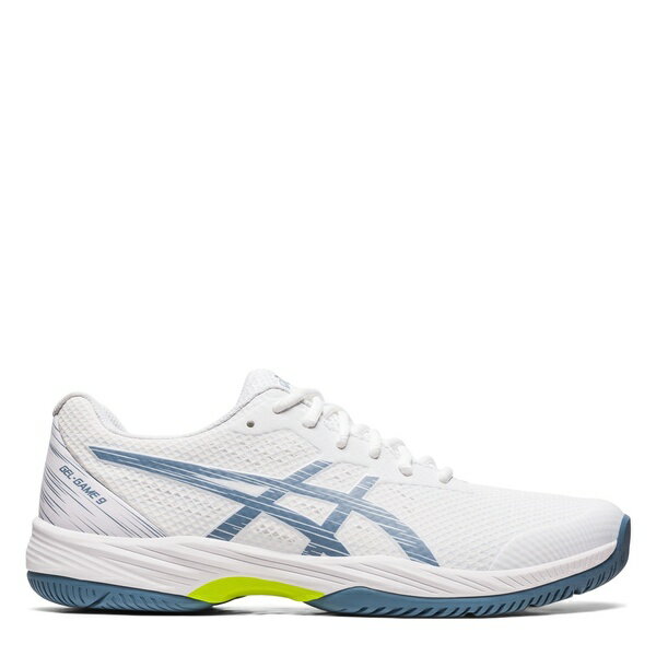 【送料無料】 アシックス メンズ テニス スポーツ Gel-Game 9 Men 039 s Tennis Shoes White/Blue