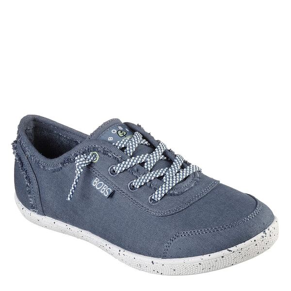 【送料無料】 スケッチャーズ レディース スニーカー シューズ Lace SlipOn Ld99 Blue Canvas