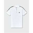 【送料無料】 プレティグリーン メンズ ポロシャツ トップス PG Tilby Zip Polo Sn99 White