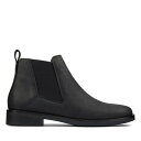 【送料無料】 クラークス レディース ブーツ シューズ Memi Top Chelsea Boots Black Leather