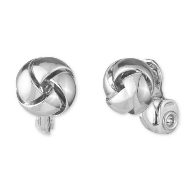 【送料無料】 ラルフローレン レディース ピアス＆イヤリング アクセサリー Lauren Ralph Lauren Ampney Silver Knot Earrings Silver