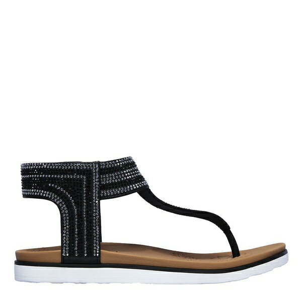  スケッチャーズ レディース サンダル シューズ Skechers Moon Keeper Crush Shimmers Womens Sandals Black