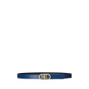 ラルフローレン 【送料無料】 ラルフローレン レディース ベルト アクセサリー Lauren Ralph Lauren Oval Reversible Belt Womens Blue