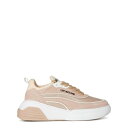 【送料無料】 ラブ モスキーノ レディース スニーカー シューズ Chunky Sole Trainers White/Beige 10B