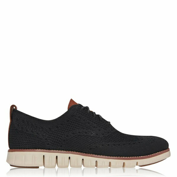 【送料無料】 コールハーン メンズ ランニング スポーツ Zerogrand Stitchlite Ox Trainers Black / Ivory