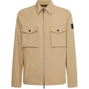 【送料無料】 カルバンクライン メンズ シャツ トップス Overshirt Beige PF2