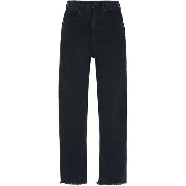 ̵ ۥå륺  ǥ˥ѥ ܥȥॹ High Waist Barrel Leg Jean Black