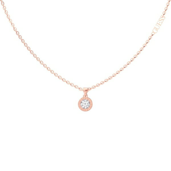 楽天asty【送料無料】 ゲス レディース ネックレス・チョーカー・ペンダントトップ アクセサリー Ladies Guess Jewellery Color My Day Necklace Pink