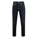 【送料無料】 トゥルーレリジョン メンズ デニムパンツ ボトムス Rocco Super T Slim Jeans EMSD Merky Tied