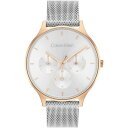 【送料無料】 カルバンクライン レディース 腕時計 アクセサリー Ladies Calvin Klein Mesh Watch Two Tone