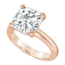 バッジェリーミシュカ レディース リング アクセサリー Certified Lab Grown Diamond Cushion-Cut Solitaire En...