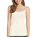 ジョッキー レディース カットソー トップス Women's No Panty Line Promise Lace Camisole, 1927 Ivory