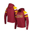スターター メンズ パーカー・スウェットシャツ アウター Men's Burgundy Washington Commanders Draft Fleece R...