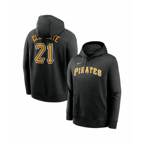 ʥ  ѡåȥ  Men's Roberto Clemente Black Pittsburgh Pir...