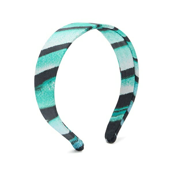 ロベルトカヴァリ レディース ヘアアクセサリー アクセサリー Printed headband Blue