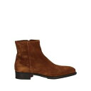 【送料無料】 サントーニ メンズ ブーツ シューズ Ankle boots Brown