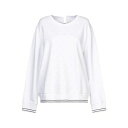 【送料無料】 ブルマリン レディース パーカー・スウェットシャツ アウター Sweatshirts White