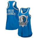 カールバンクス レディース Tシャツ トップス Dallas Mavericks GIII 4Her by Carl Banks Women 039 s Showdown ScoopNeck Racerback Tank Top Blue