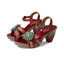 スプリングステップ レディース ヒール シューズ Astarr Red Multi(4)