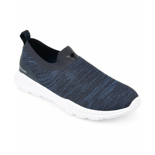 ヴァンセ カンパニー メンズ サンダル シューズ Men's Pierce Casual Slip-On Knit Walking Sneakers Navy