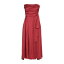 【送料無料】 ヴィコロ レディース ワンピース トップス Midi dresses Burgundy