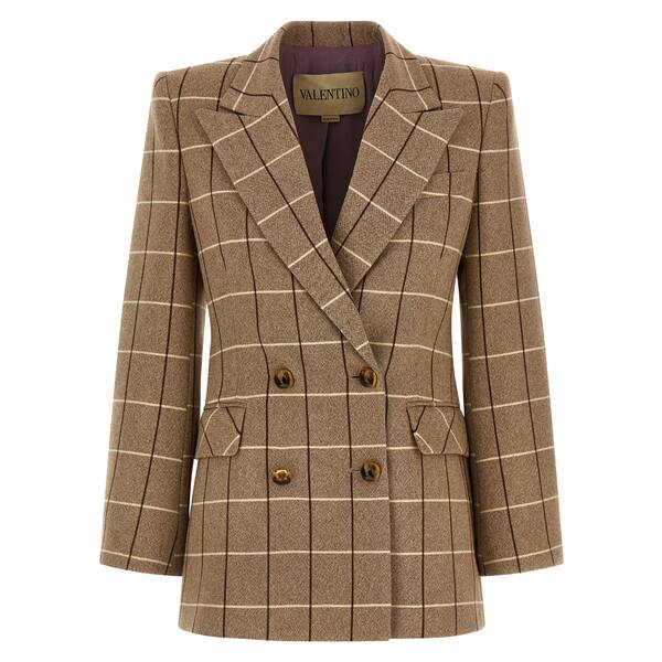 ヴァレンティノ ガラヴァーニ レディース ジャケット&ブルゾン アウター Valentino Garavani Double-breasted Blazer B...