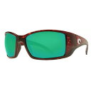 コスタデルマール メンズ サングラス・アイウェア アクセサリー Costa Del Mar Blackfin Polarized Sunglasses Tortoise/Green Mirror