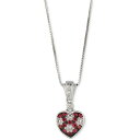 @ fB[X lbNXE`[J[Ey_ggbv ANZT[ Passion Ruby (1/5 ct. t.w.) & Vanilla Diamond (1/10 ct. t.w.) Heart 18