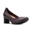 クラークス クラークス レディース パンプス シューズ Women's Neiley Pearl Slip-On Pumps Burgundy