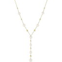 GtB[ RNV fB[X lbNXE`[J[Ey_ggbv ANZT[ EFFY&reg; Cultured Freshwater Pearl (5, 6, & 7mm) Lariat Necklace in 14k Gold Yellow Gold