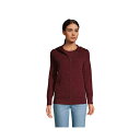 ランズエンド レディース ニット セーター アウター Women 039 s Cashmere Front Zip Hoodie Sweater Rich burgundy donegal